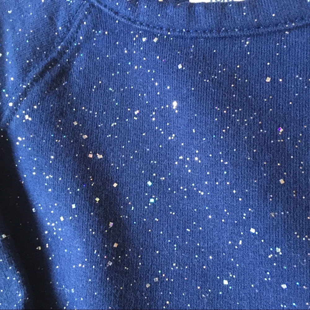 Oshkosh Dress Size 18 Months Tutu Skirt Navy Blue Sparkles on top worn once EUC